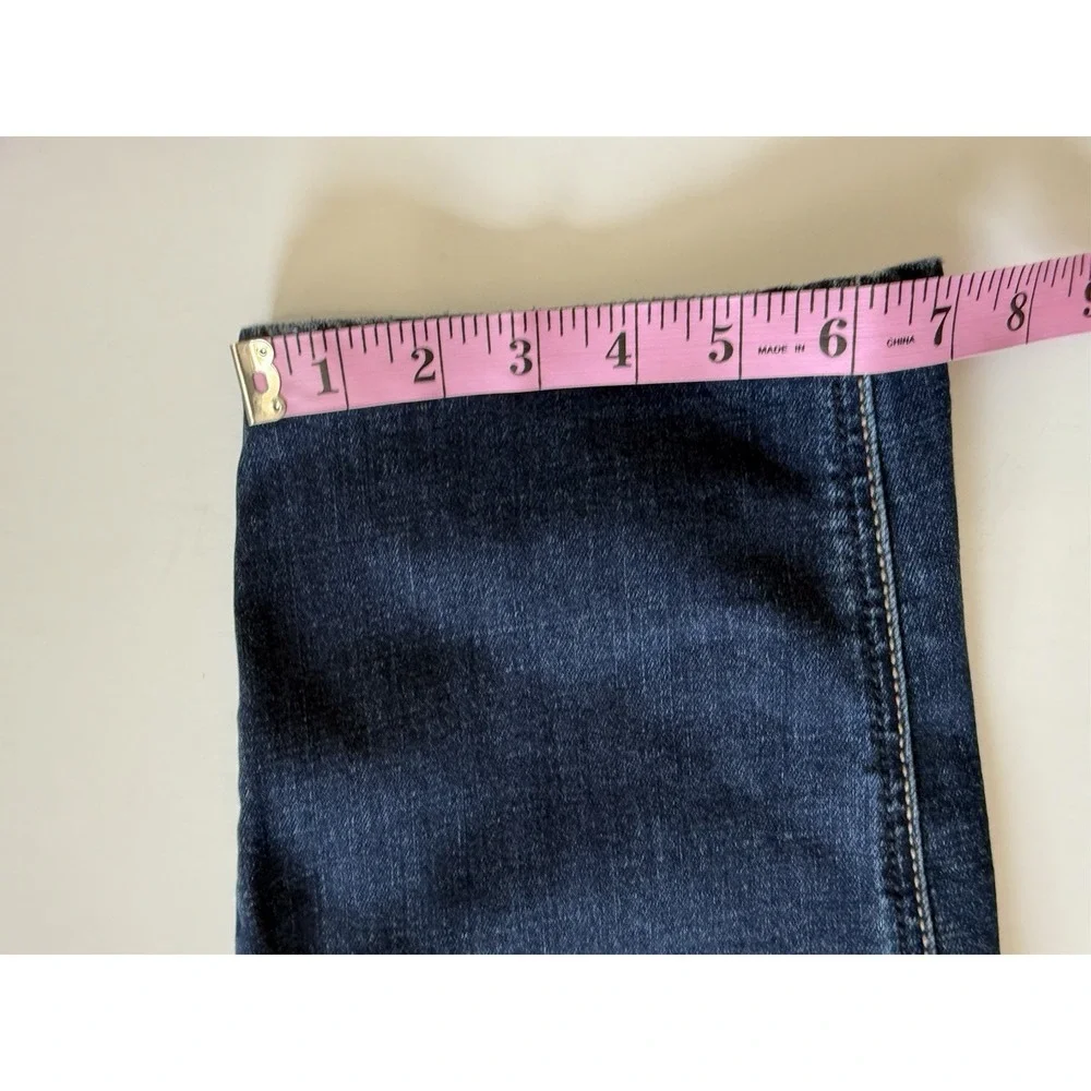 Silver Jeans Avery Straight Stretch Denim Blue Womens 16W High Rise Dark Wash - Picture 16 of 16